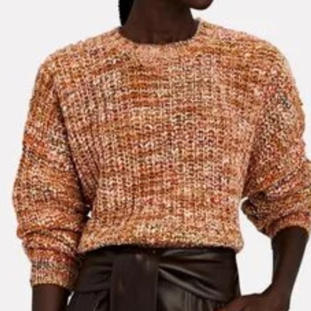 FRAME Marled Crewneck Sweater. - Picture 2 of 9